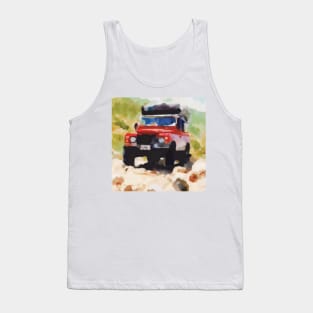 Landrover Defender Classic in Moab, Utah, USA Tank Top